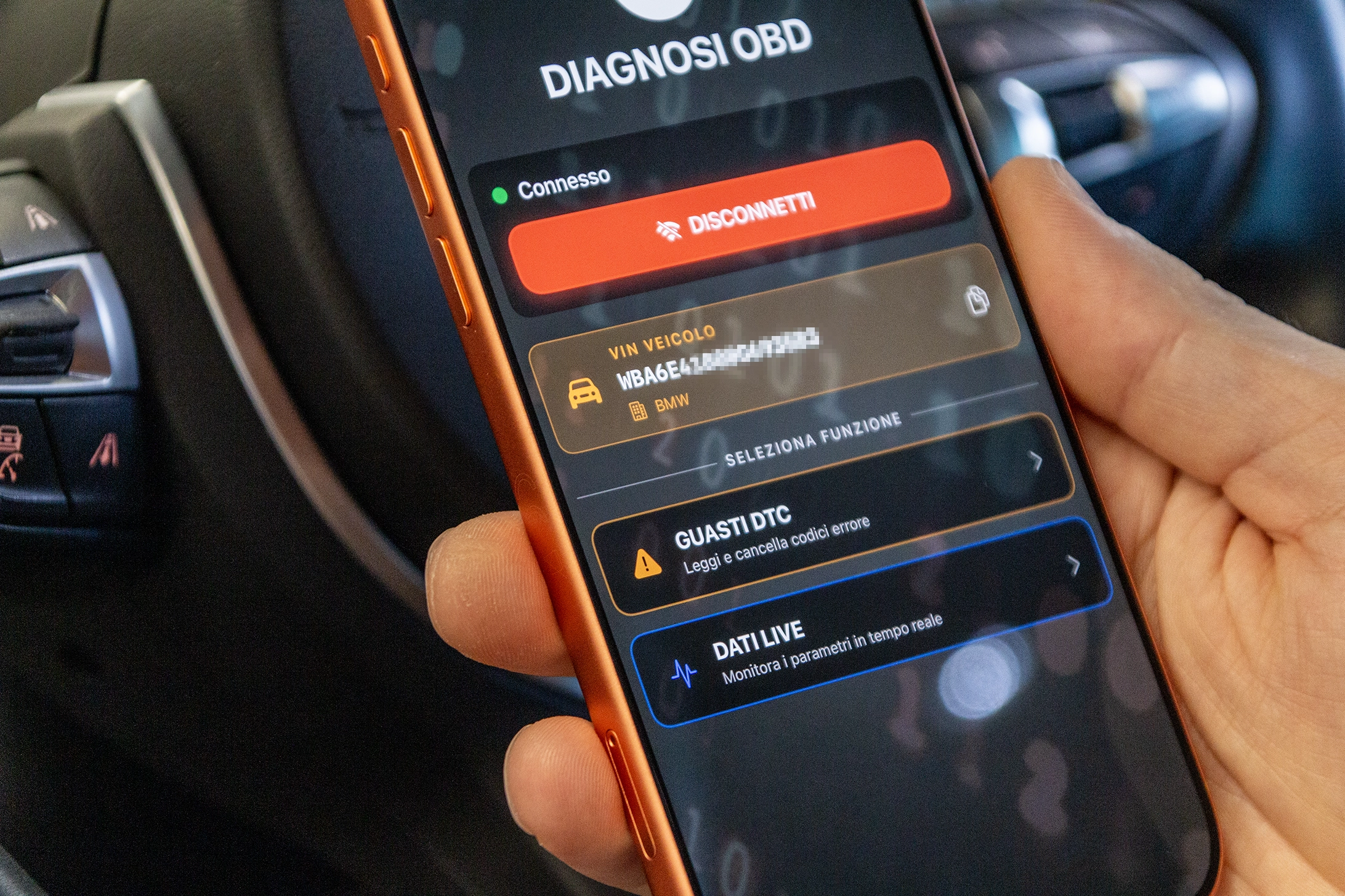 Connetti e diagnostica